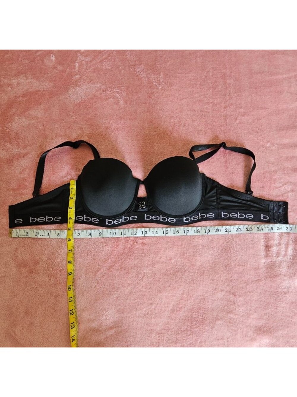 Bebe Push-Up Bra- Trio - Golden Mustard, Fuchsia & Black - Size 34DD - Picture 7 of 15